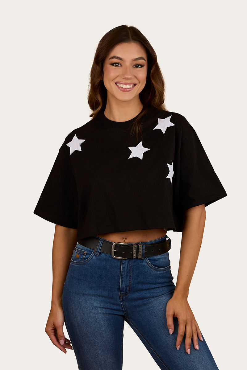Twilight Womens Oversized Cropped T-Shirt