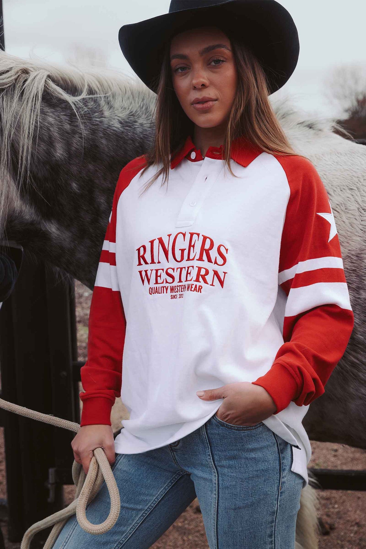 Player Womens Oversized Rugby Jersey