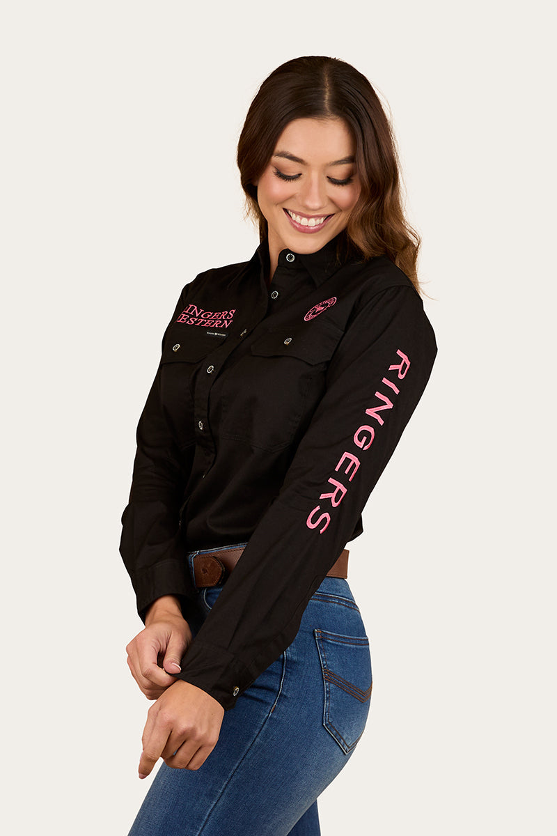 Signature Jillaroo Womens Printed Full Button Work Shirt