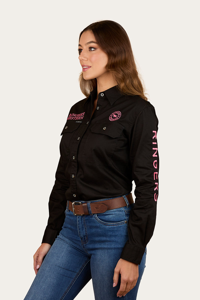 Signature Jillaroo Womens Printed Full Button Work Shirt