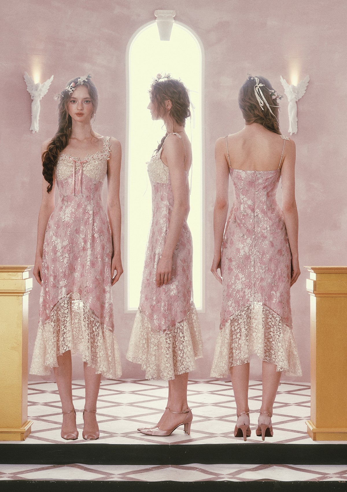 Floral Vine Fairy Shoes Dress