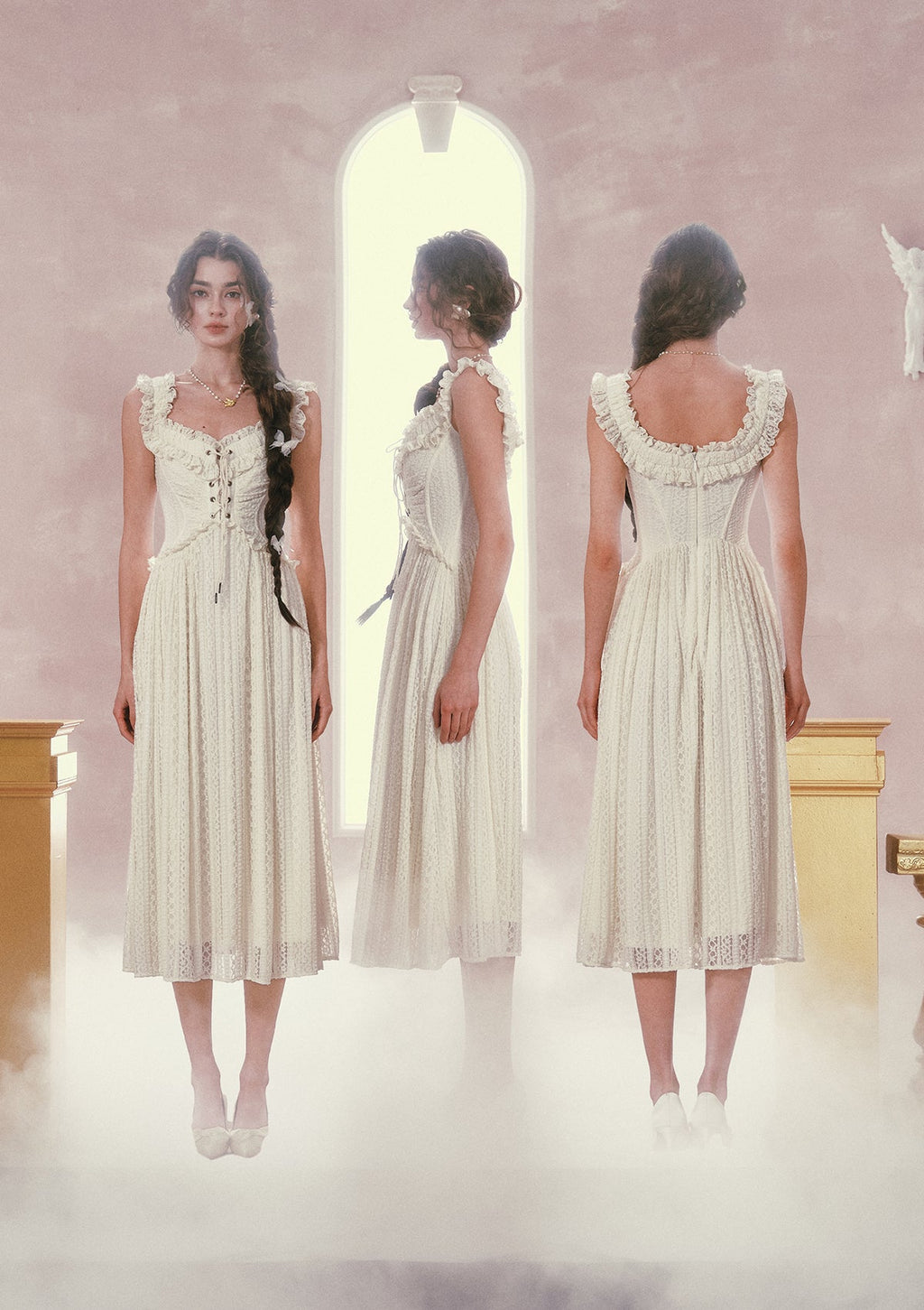 Twin Butterflies Corset Dress(Long)