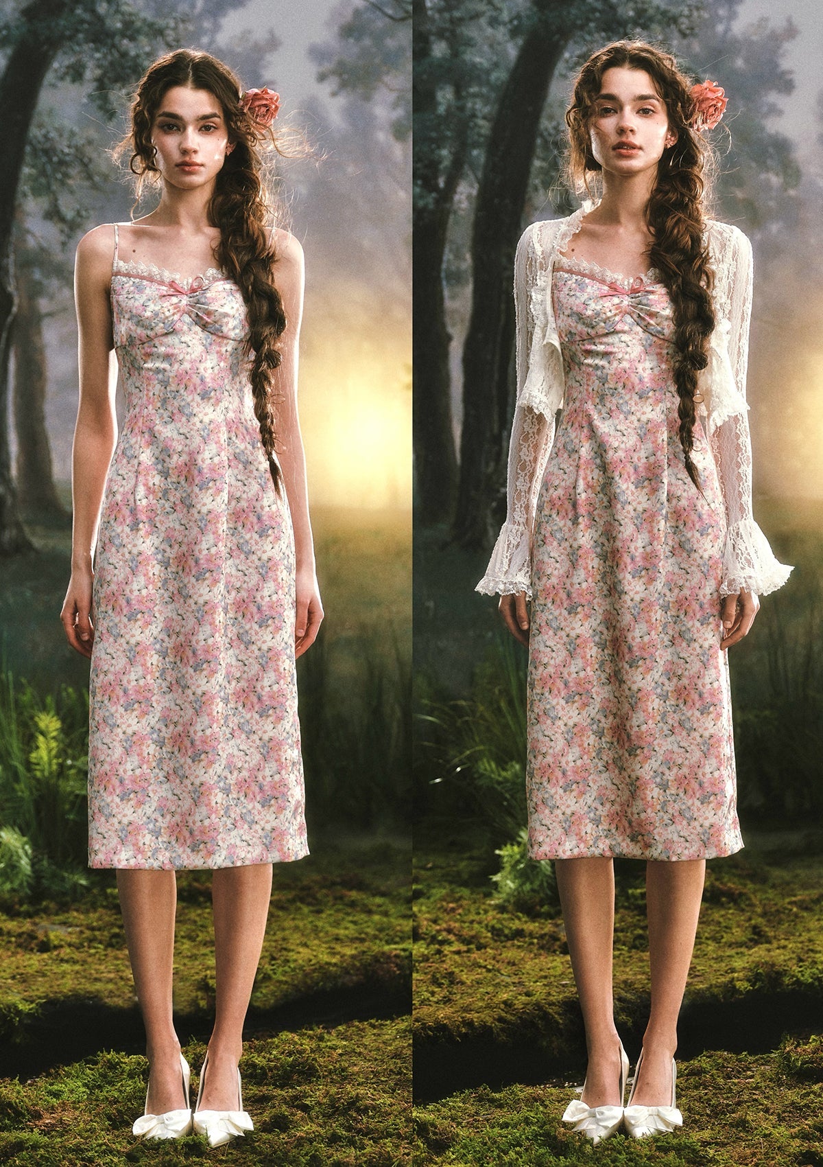 Rose Mist Path Dress