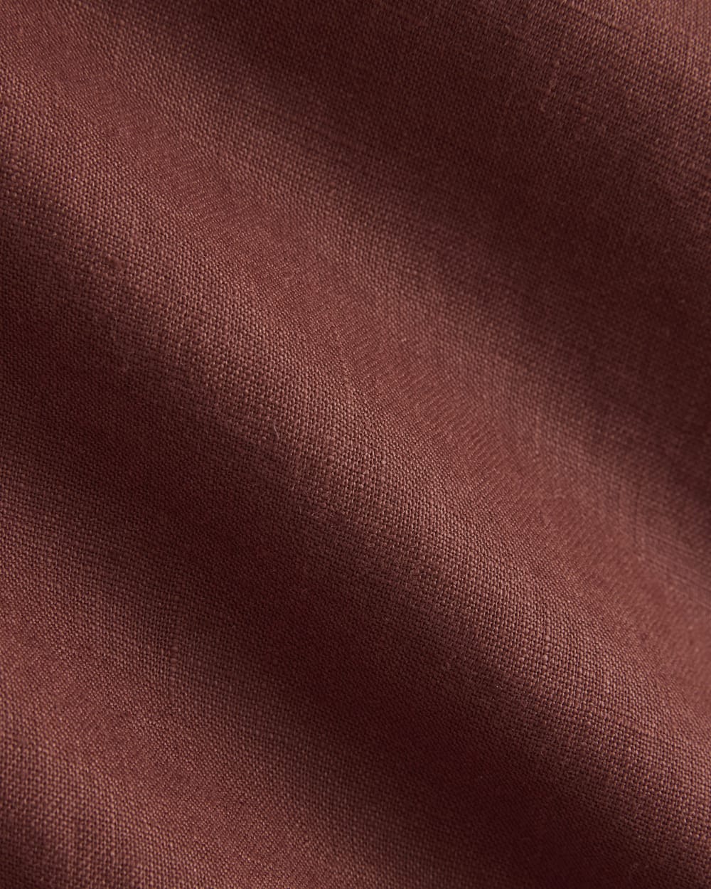 The Linen High-Neck Tank | Henna Red