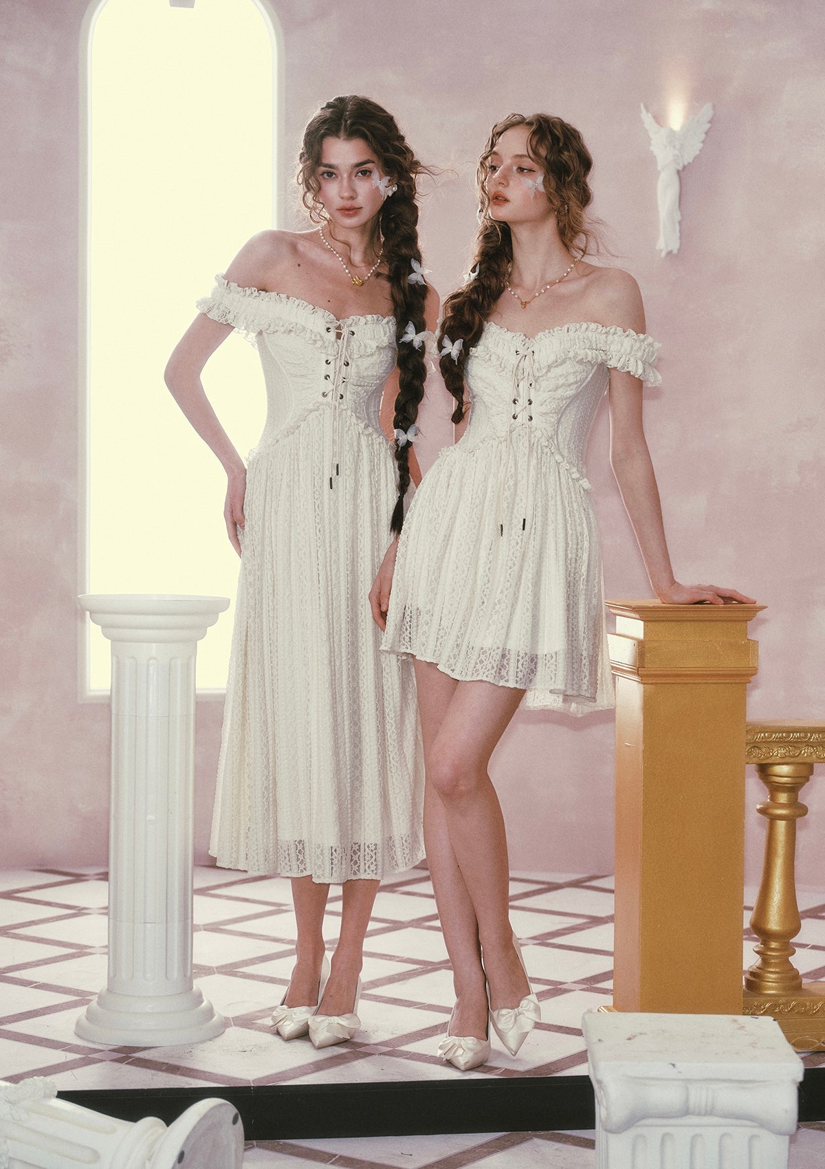 Twin Butterflies Corset Dress(Long)