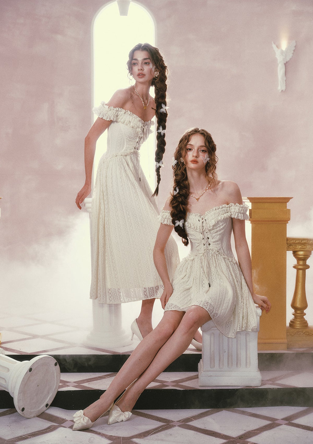 Twin Butterflies Corset Dress(Long)