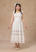 Curve & Plus Pure White Garnet Corset Dress
