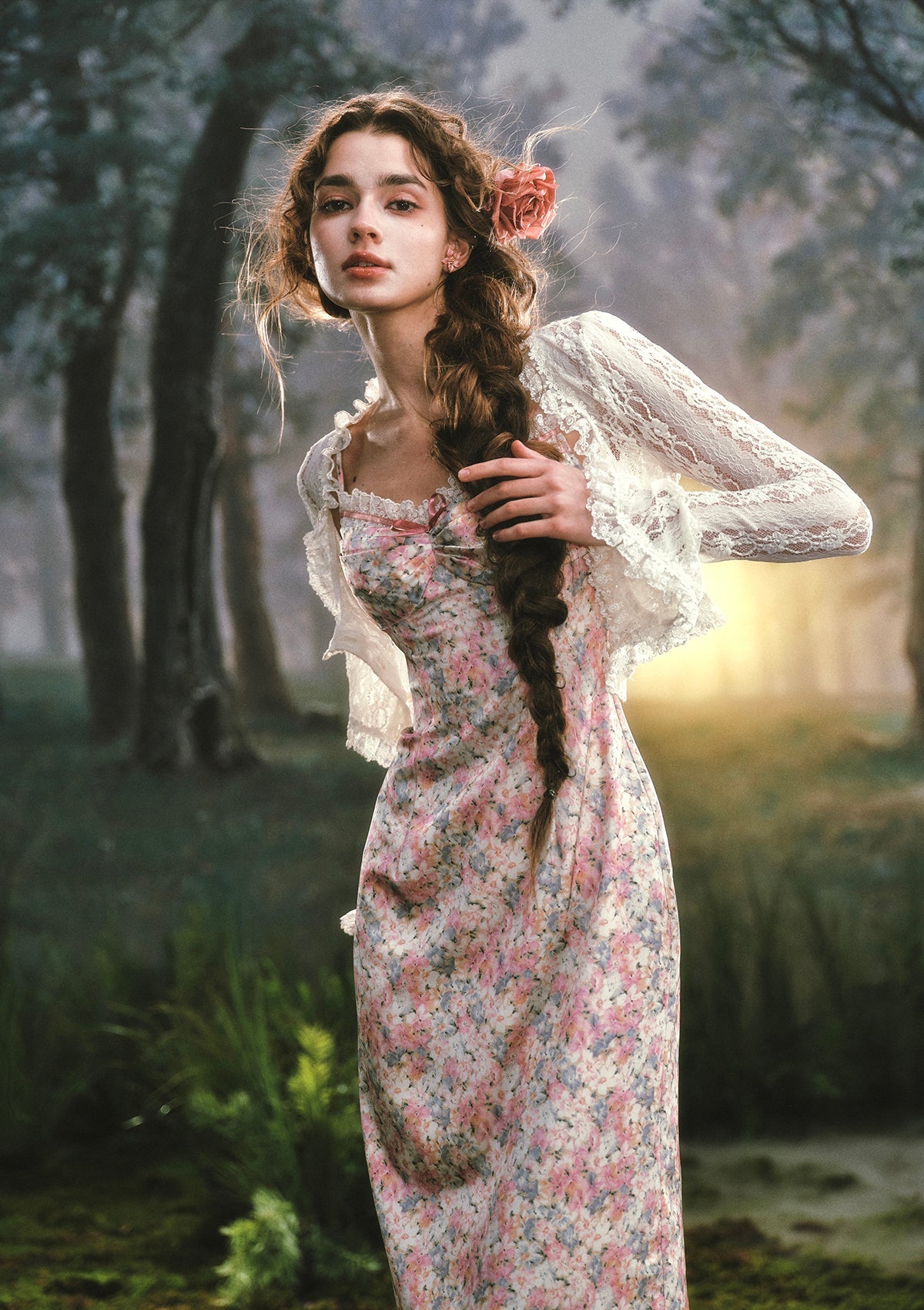 Rose Mist Path Dress