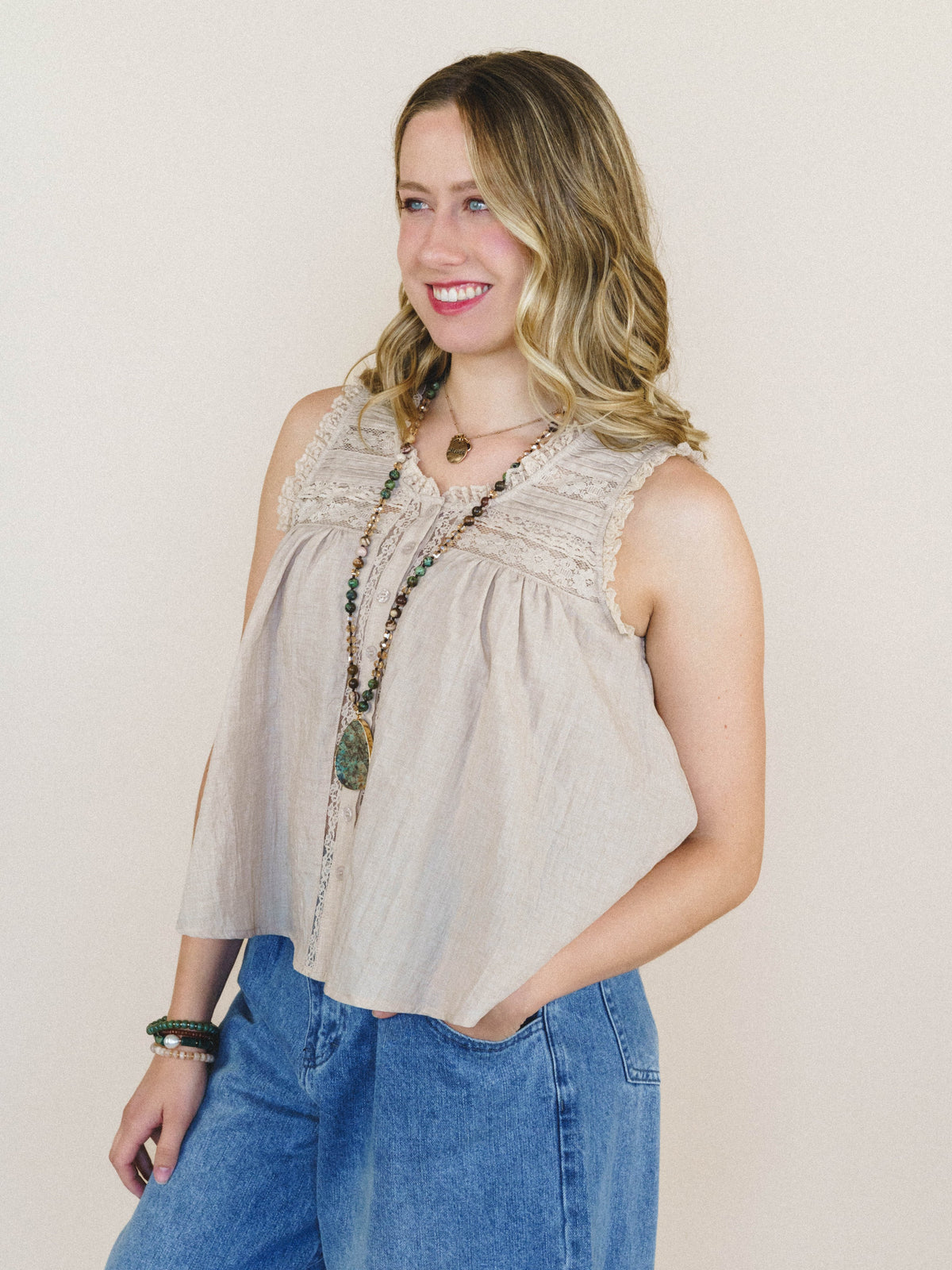 Soft Light Top - Oatmeal