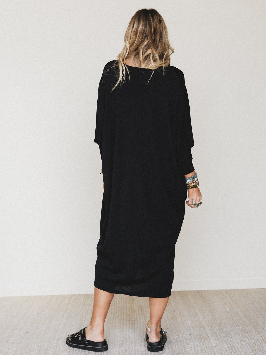 Harper Duster Dress  - Black
