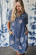 The Blues Denim Dress - Washed Denim - Pre Order