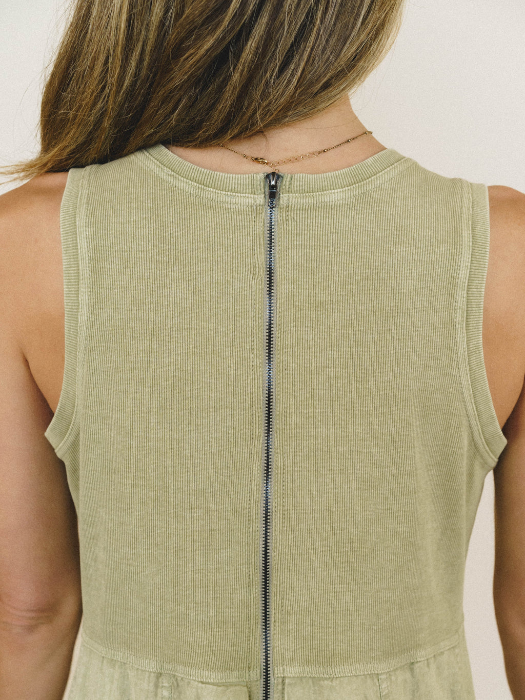 Jungle Beat Cargo Maxi Dress - Sage