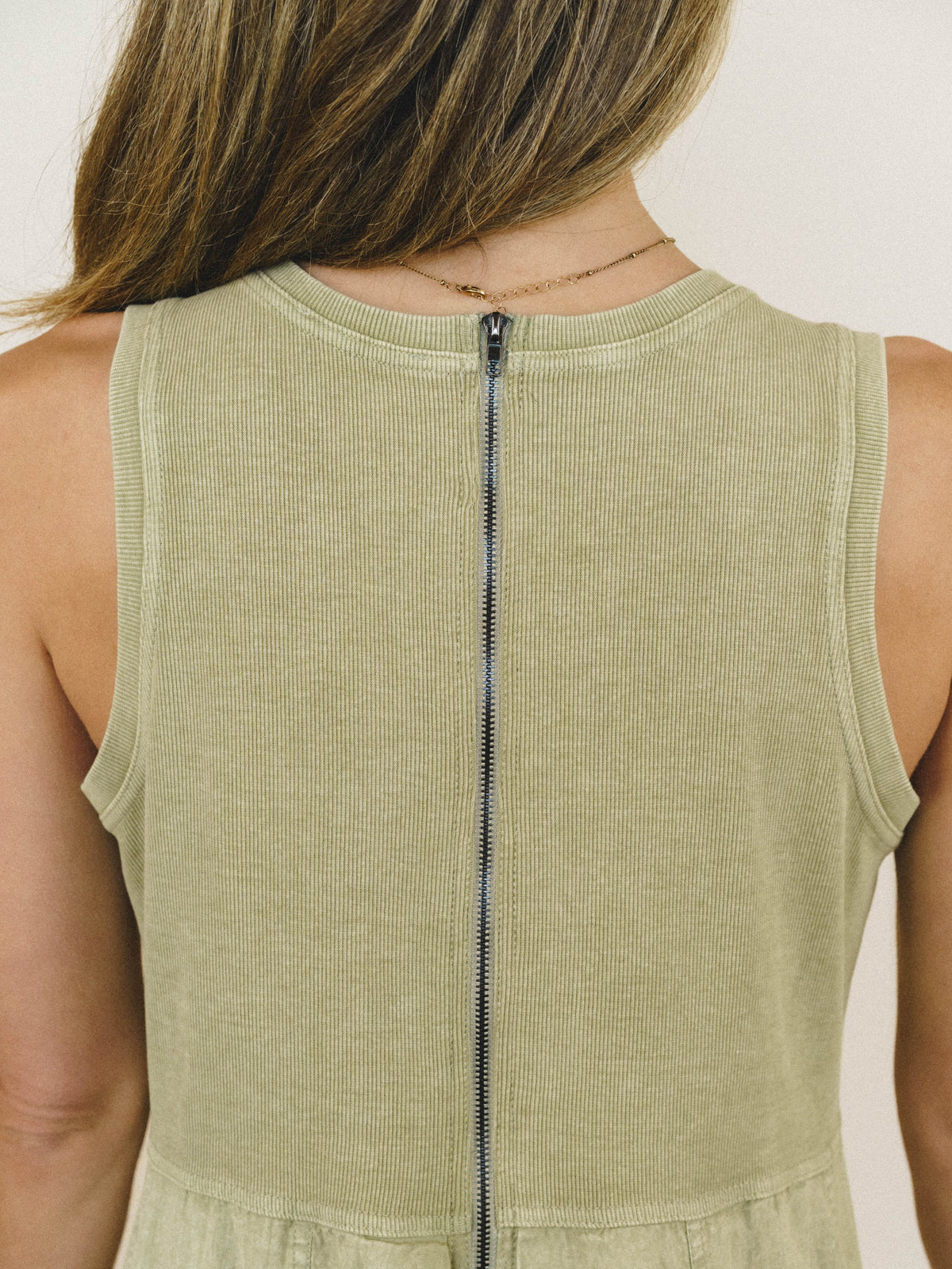 Jungle Beat Cargo Maxi Dress - Sage