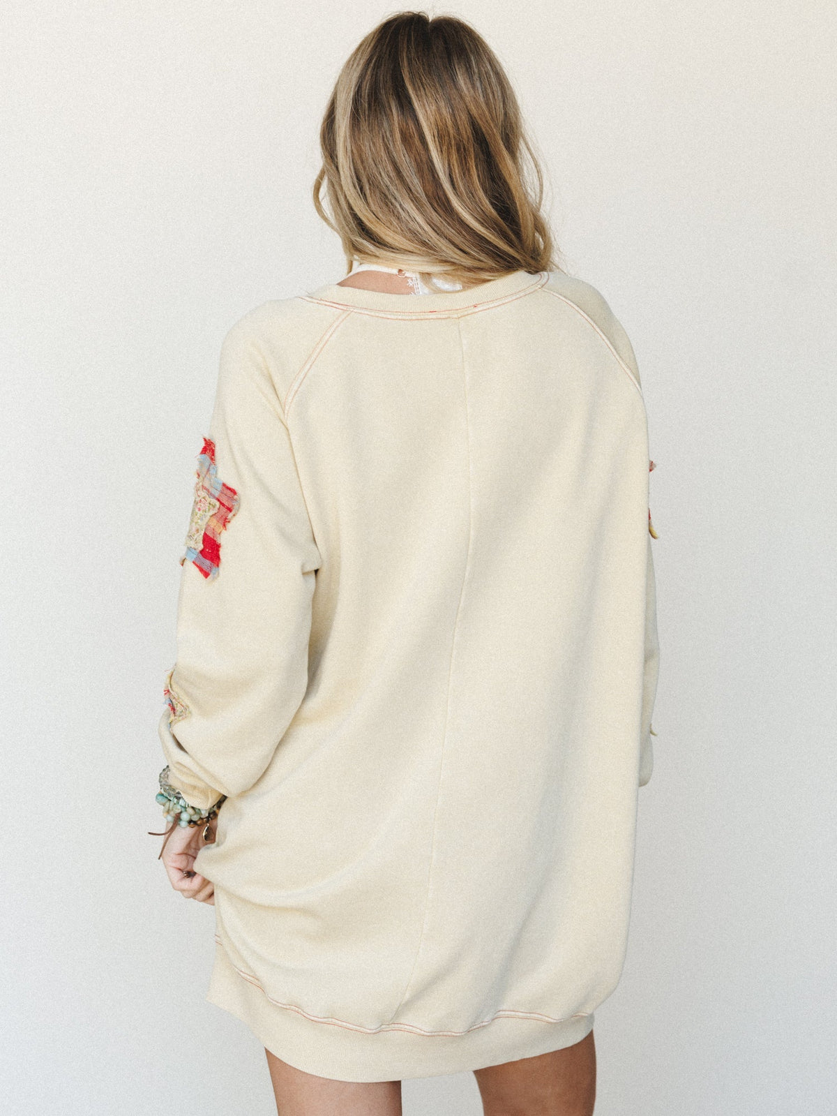 Starfall of Wonder Long Sleeve Dress - American Pear