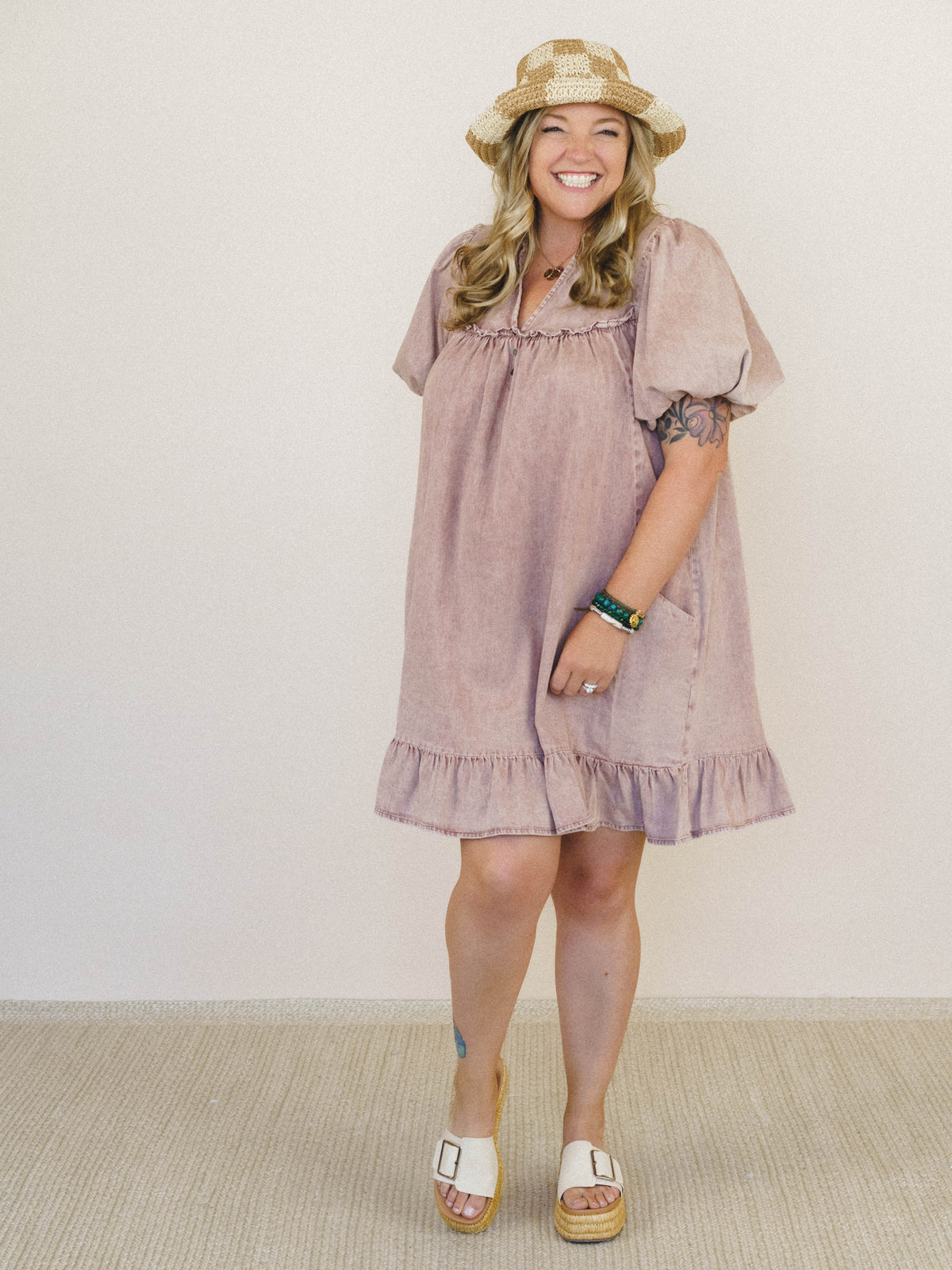 Fables and Folktales Dress - Dusty Rose