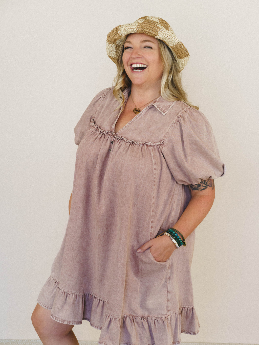 Fables and Folktales Dress - Dusty Rose