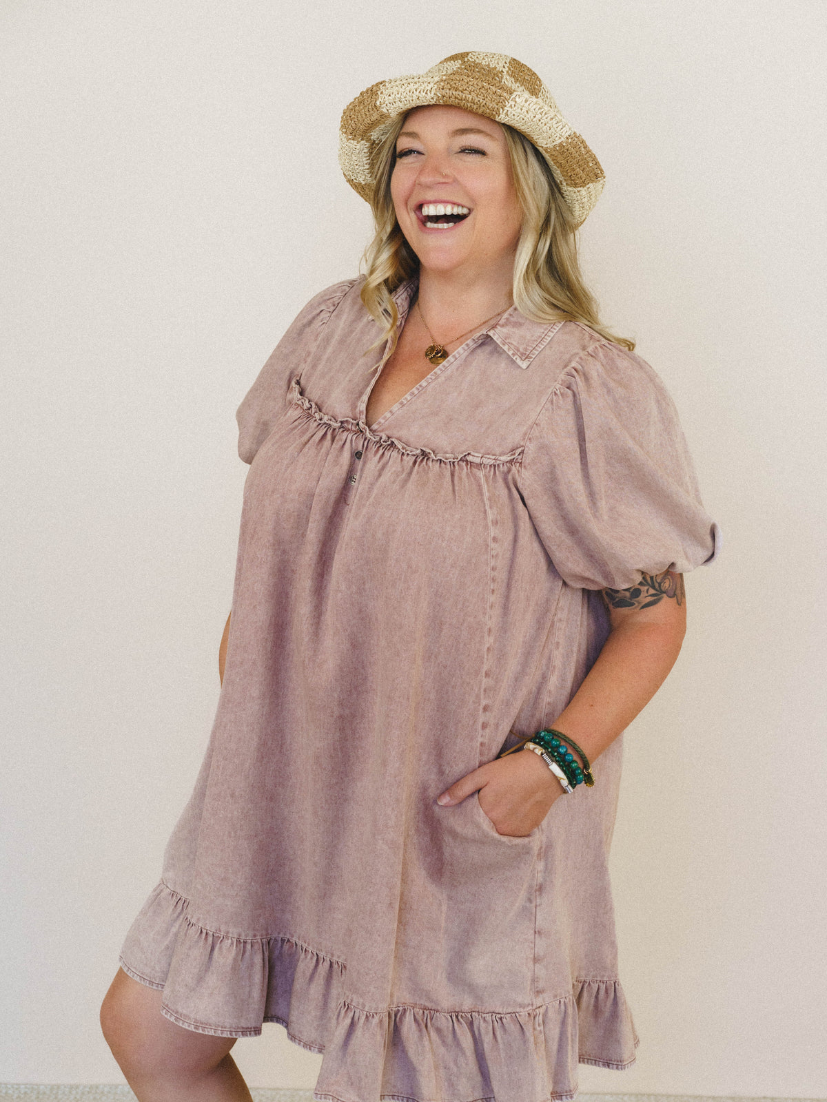 Fables and Folktales Dress - Dusty Rose