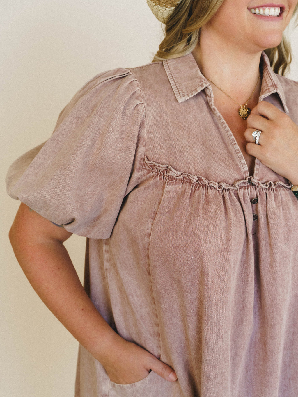 Fables and Folktales Dress - Dusty Rose