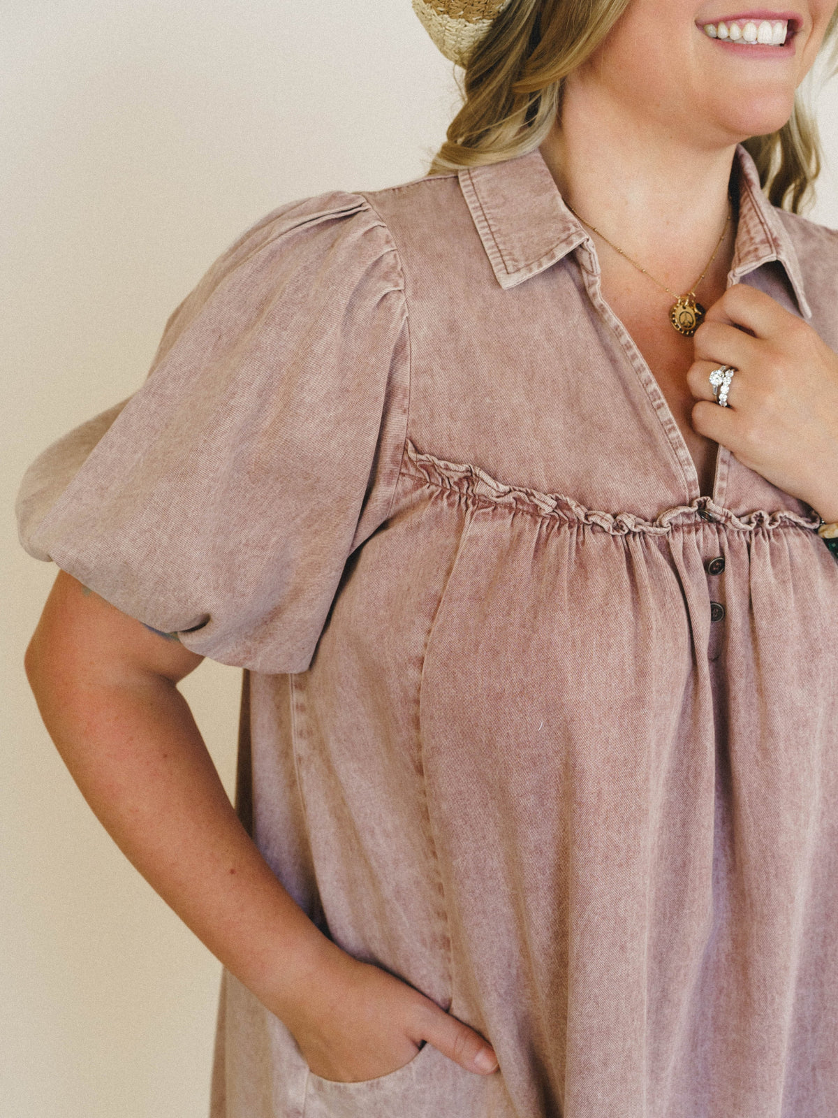 Fables and Folktales Dress - Dusty Rose