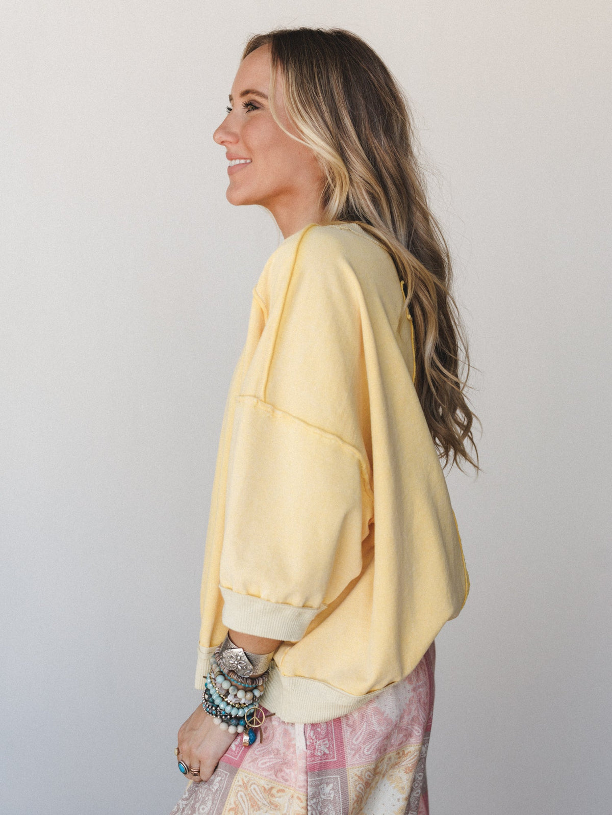 Sunlit Shore Top - Yellow