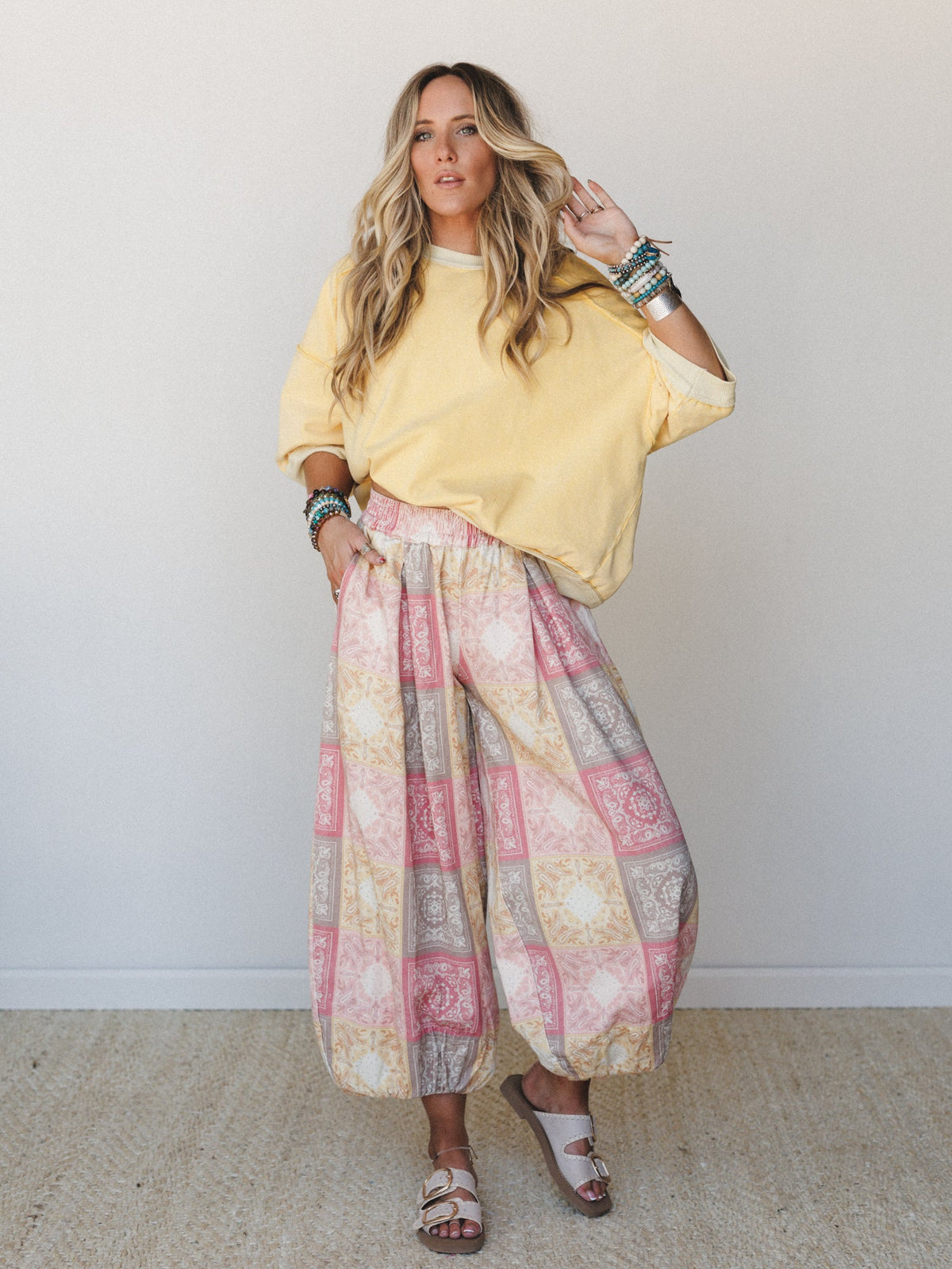 Sunlit Shore Top - Yellow
