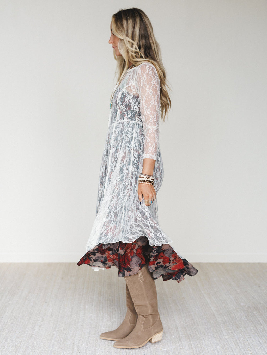 Sunstone Vale Dress - White