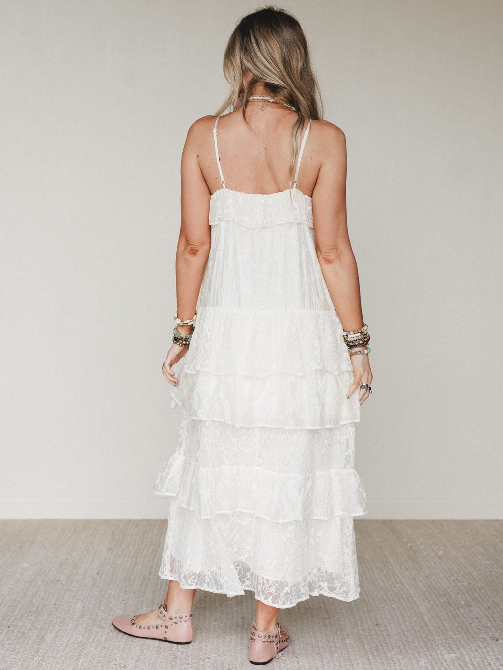 Poems And Stories Dress - Ecru