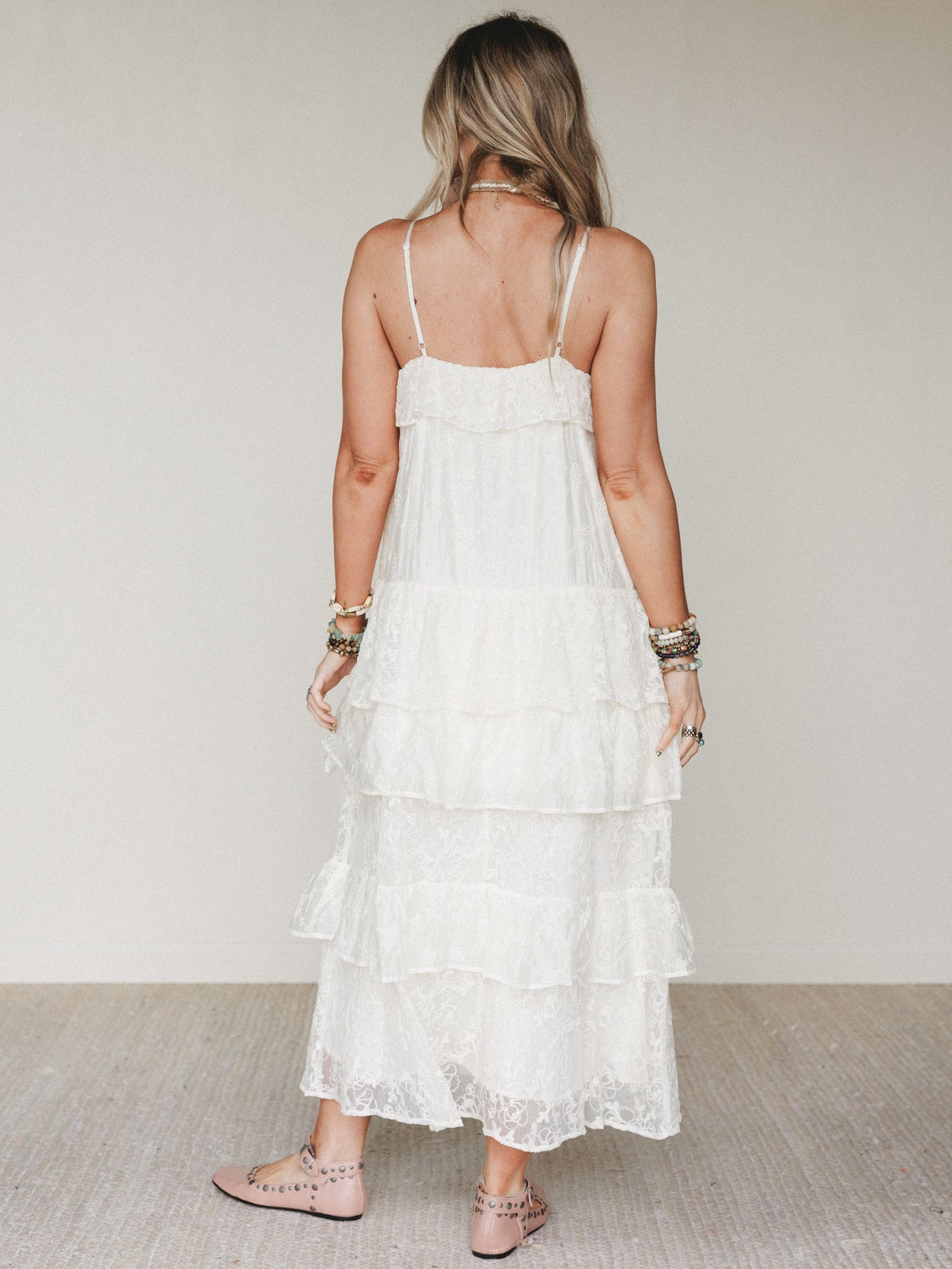 Poems And Stories Dress - Ecru
