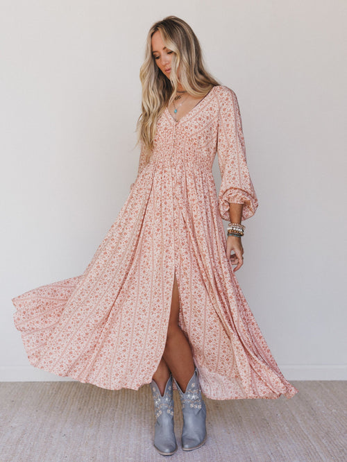 Day Dates Dress - Clay - Pre Order