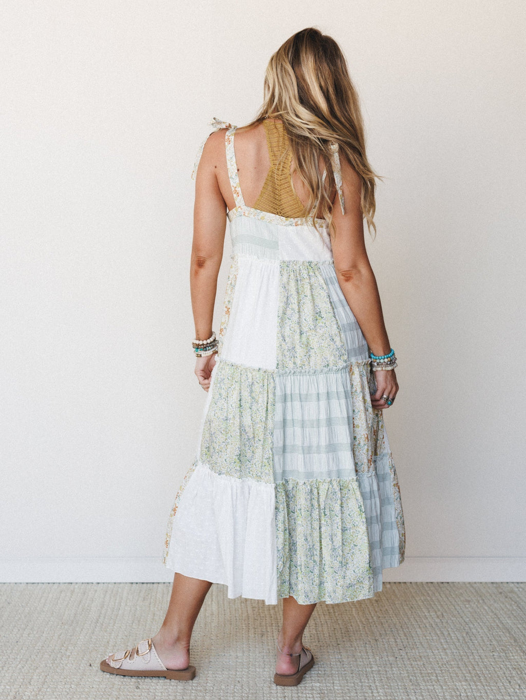 Patchwork Fantasy Dress  - Ivory Multi