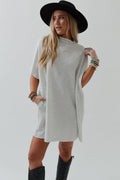 The Nest Laid Back Luxe Dress - Light Heather Gray - Pre Order